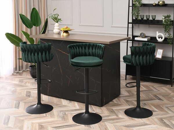 Scaun Adel (verde + negru). Promo -14%. 1110646