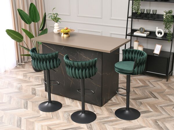 Scaun Adel (verde + negru). Promo -14%. 1110646