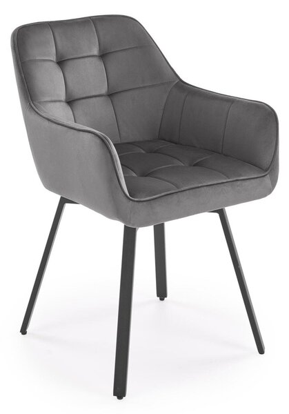 Scaun Houston 2070, Gri, Negru, 82x55x60cm, 9.6 kg
