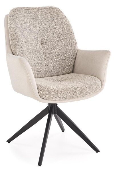 Scaun Houston 2072, Gri deschis, Negru, 94x65x73cm, 10.3 kg
