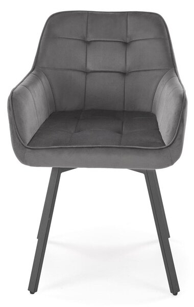 Scaun Houston 2070, Gri, Negru, 82x55x60cm, 9.6 kg