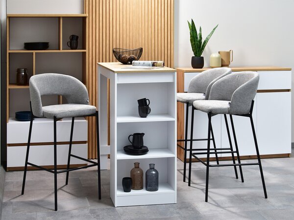 Scaun Gustav (gri + negru). Promo -14%. 1110696