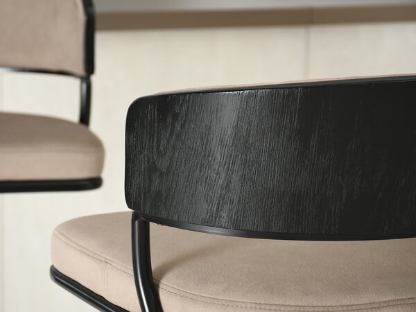 Scaun Marta H (bej + negru). Promo -14%. 1110722