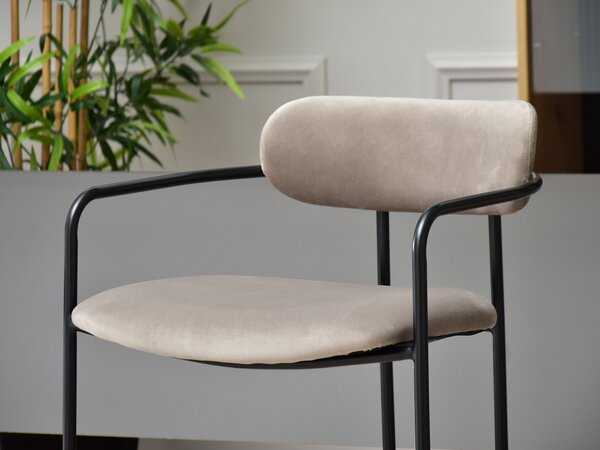 Scaun Viola (bej + negru). Promo -14%. 1110751