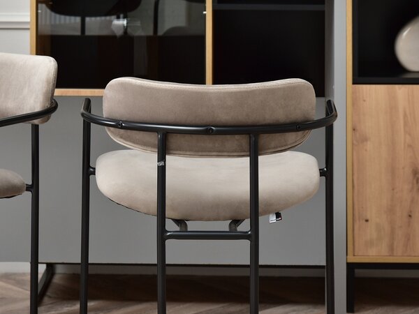 Scaun Viola (bej + negru). Promo -14%. 1110751
