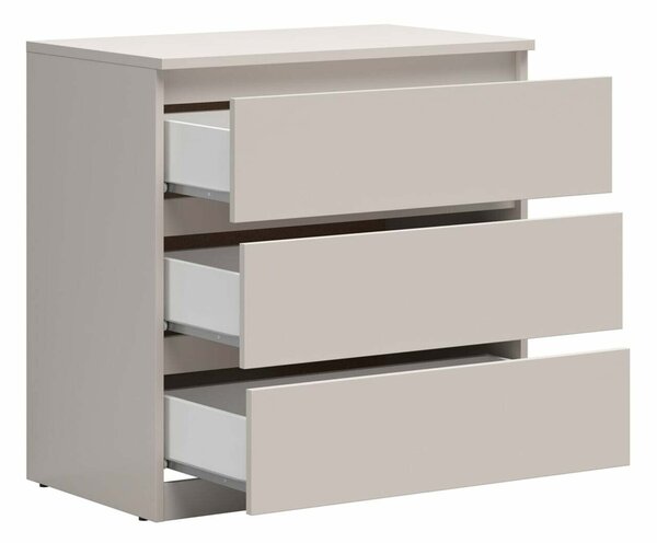 Comodă Livevaro 114, Cașmir, PAL laminat, 76x75x45cm, 25.9 kg