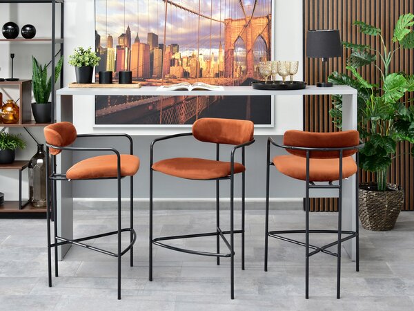 Scaun Viola (cupru + negru). Promo -15%. 1110756