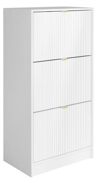 Dulap pantofi Comfivo Velal III, Alb, MDF, PAL laminat, 120x60x40cm, 35 kg