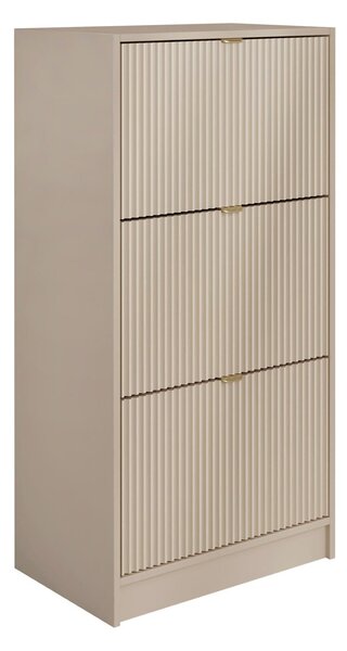 Dulap pantofi Comfivo Velal III, Bej, MDF, PAL laminat, 120x60x40cm, 35 kg