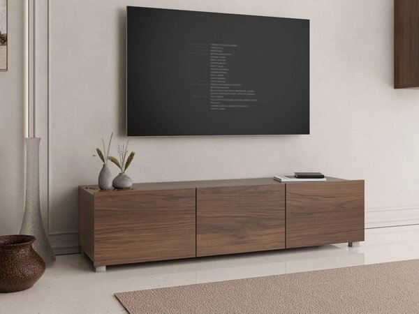 Comodă TV Remus, Nuc, PAL laminat, 37x150x43cm, 25 kg