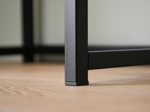 Măsuță consolă Norma S (lemn negru + negru). Promo -22%. 1110830
