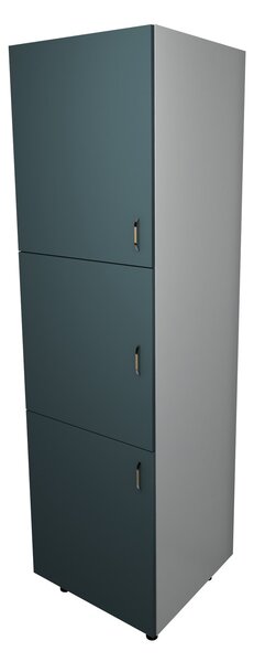 Corp haaus Lecce, Verde Petrol/Alb, 60 x 57 x 210 cm