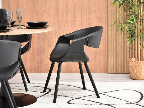 Scaun Bjorn K (negru). Promo -14%. 1110929