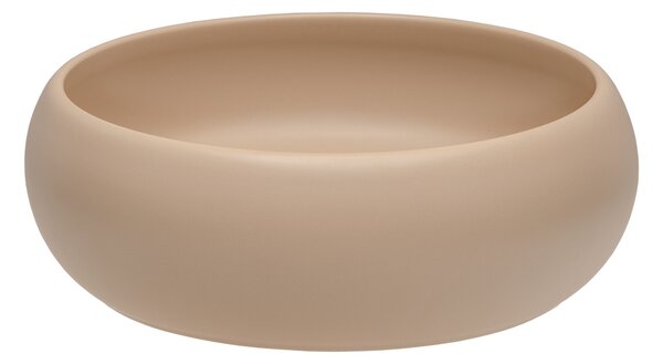 Comad Wiki lavoar 36x36 cm rotund de blat maro/bej mat UN-WIKI-MC