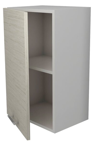 Corp haaus Lecce, 1 Usa, Lemn Alb/Alb, 40 x 30 x 65 cm