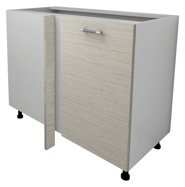 Corp haaus Lecce, Lemn Alb/Alb, 98 x 50 x 80 cm