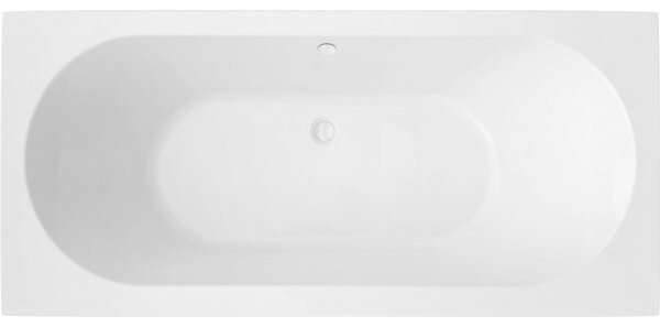 Oltens Lykke cada dreptunghiulară 170x75 cm alb 10013000