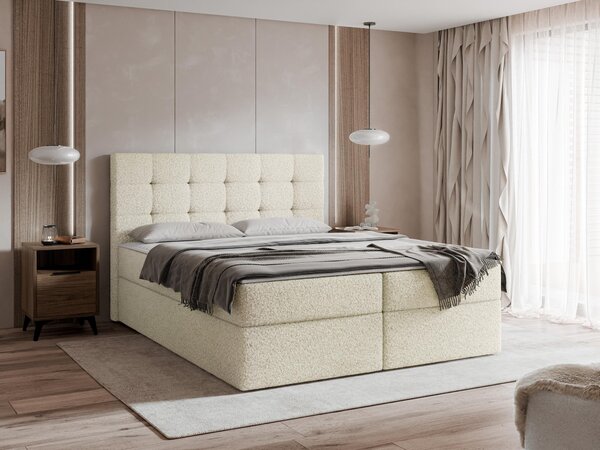 Pat boxspring Comfivo Osculum I, Tapiterie, 112x163x206cm, 123 kg