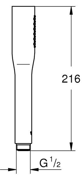 Grohe Euphoria duș de mână Brushed Cool Sunrise 27400GN0