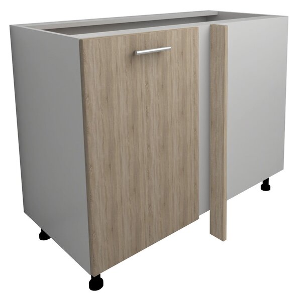Corp haaus Lecce, Stejar Sonoma/Alb, 98 x 50 x 80 cm