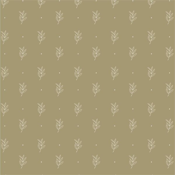 IB Laursen Servetele de masa GREEN LEAF 40x40 cm, 50 buc verde