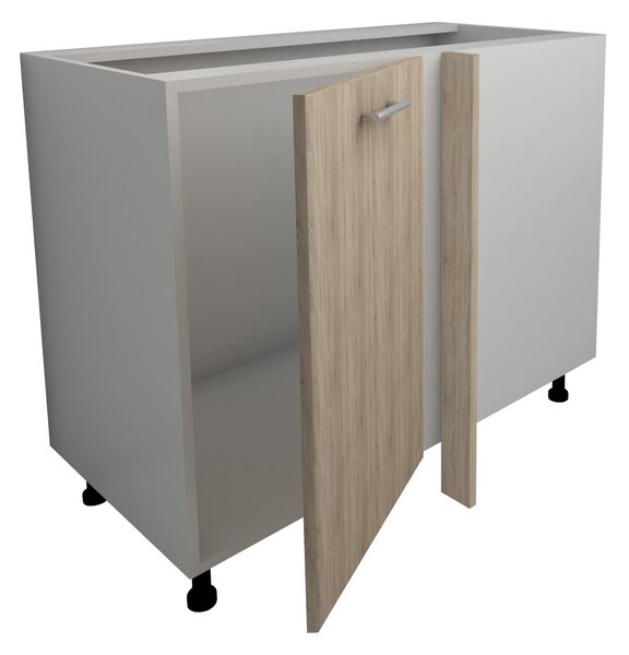 Corp haaus Lecce, Stejar Sonoma/Alb, 98 x 50 x 80 cm