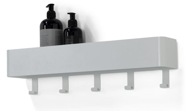Raft pentru baie alb de montat pe perete din oțel Multi – Spinder Design