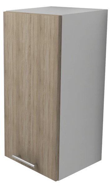 Corp haaus Lecce, 1 Usa, Stejar Sonoma/Alb, 30 x 30 x 65 cm