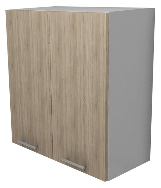 Corp haaus Lecce, 2 Usi, Stejar Sonoma/Alb, 60 x 30 x 65 cm