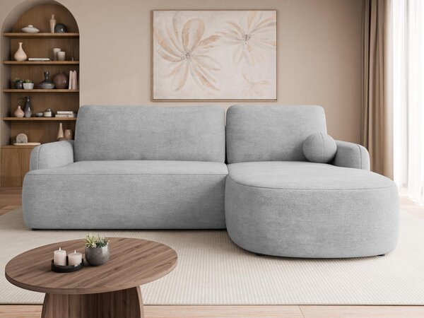 Colțar Comfivo Popis, Funcția de dormit, Spațiu de depozitare, 250x174x90cm, 124 kg, Picioare: Plastic