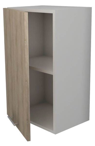 Corp haaus Lecce, 1 Usa, Stejar Sonoma/Alb, 40 x 30 x 65 cm
