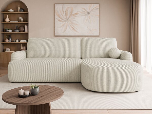 Colțar Comfivo Popis, Funcția de dormit, Spațiu de depozitare, 250x174x90cm, 124 kg, Picioare: Plastic