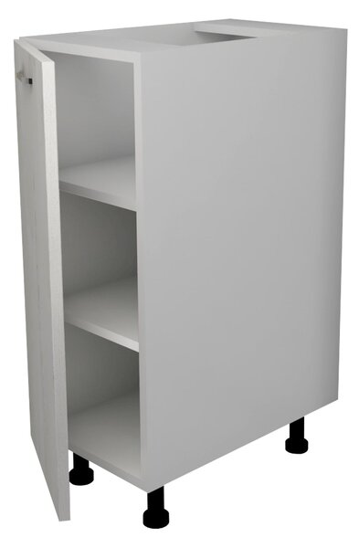 Corp haaus Lecce, 1 Usa, Pin Alb/Alb, 30 x 50 x 80 cm