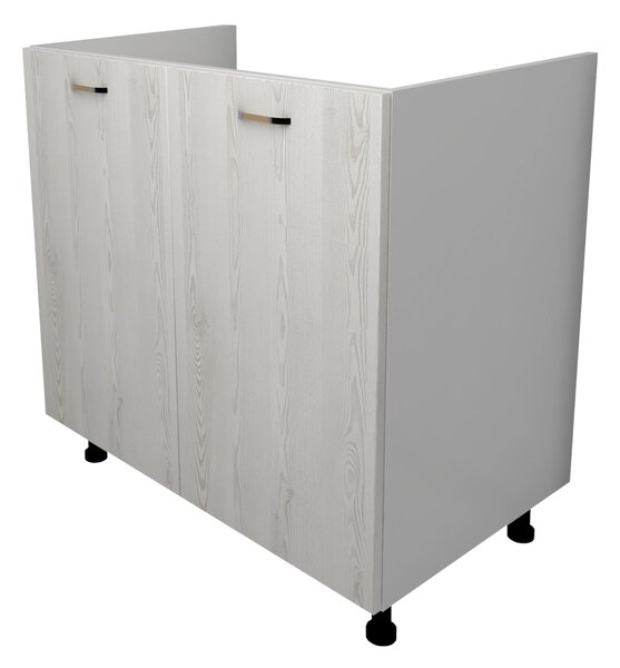 Corp haaus Lecce, 2 Usi, Pin Alb/Alb, 80 x 50 x 80 cm