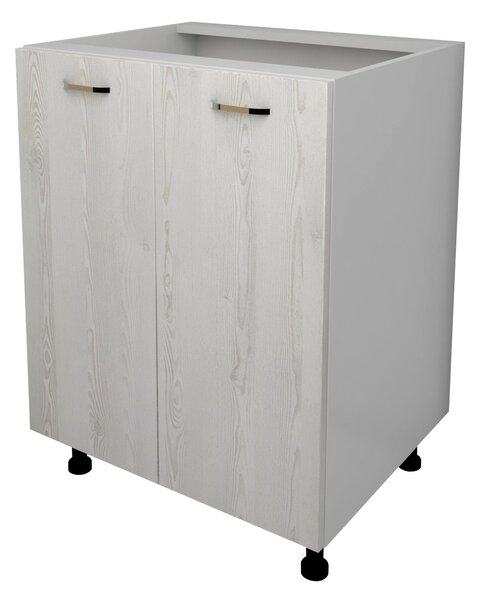 Corp haaus Lecce, 2 Usi, Pin Alb/Alb, 60 x 50 x 80 cm