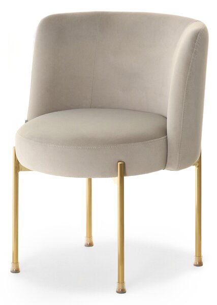 Scaun Charliez (bej + auriu). Promo -14%. 1110979