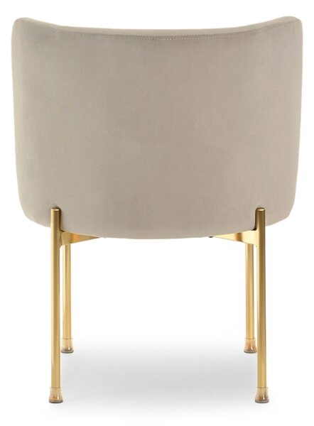 Scaun Charliez (bej + auriu). Promo -14%. 1110979