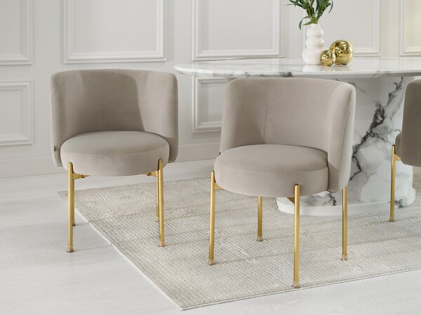 Scaun Charliez (bej + auriu). Promo -14%. 1110979