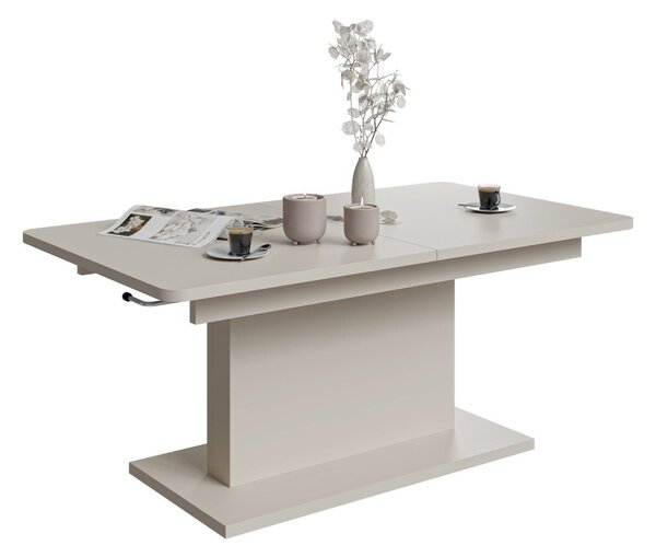 Măsuță de cafea extensibila Houston 1253, Cașmir, PAL laminat, 56x70x126cm, 48 kg