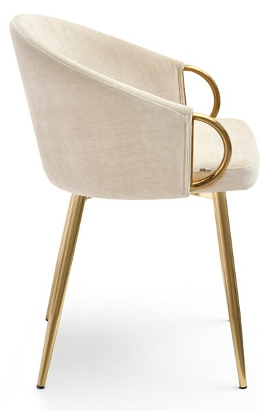 Scaun Carma K (crem + auriu). Promo -13%. 1110997