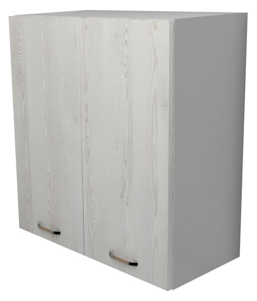 Corp haaus Lecce, 2 Usi, Pin Alb/Alb, 60 x 30 x 65 cm