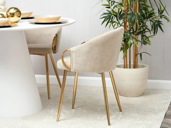 Scaun Carma K (crem + auriu). Promo -13%. 1110997