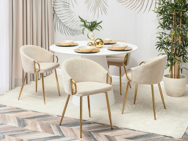 Scaun Carma K (crem + auriu). Promo -13%. 1110997
