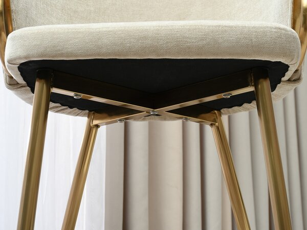 Scaun Carma K (crem + auriu). Promo -13%. 1110997