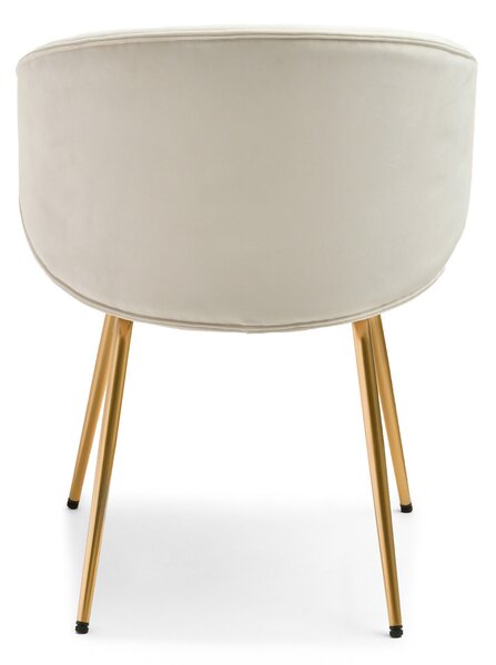 Scaun Carmen (crem + auriu). Promo -13%. 1110995