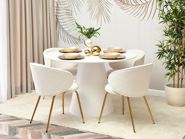 Scaun Carmen (crem + auriu). Promo -13%. 1110995