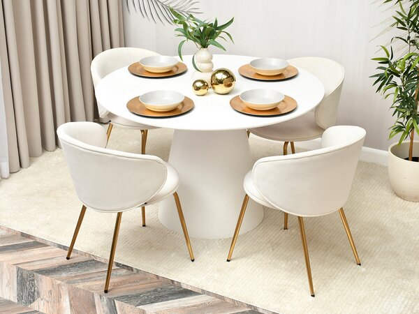 Scaun Carmen (crem + auriu). Promo -13%. 1110995