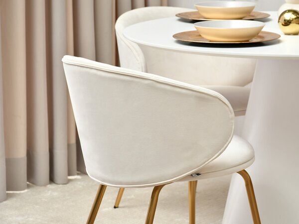 Scaun Carmen (crem + auriu). Promo -13%. 1110995