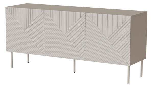 Bufet Doctrina III, Cașmir, MDF, PAL laminat, 70x150x42cm, 40 kg