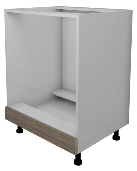 Corp haaus Lecce, Stejar Sonoma Inchis/Alb, 60 x 50 x 80 cm
